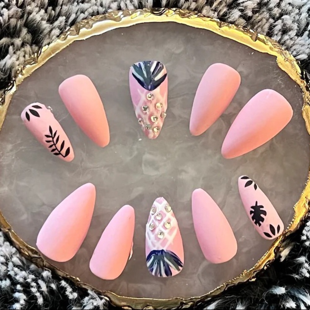Glue on nails